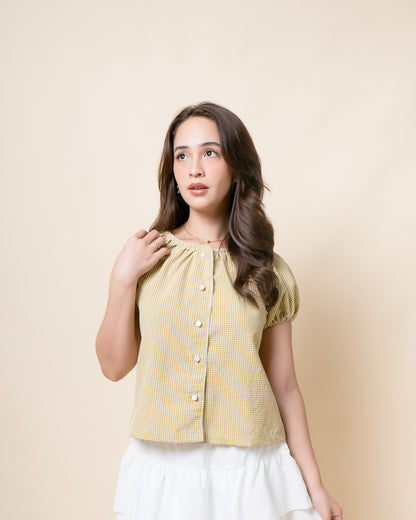 QUINLEY Button Up Top