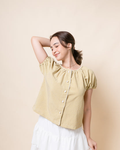 QUINLEY Button Up Top