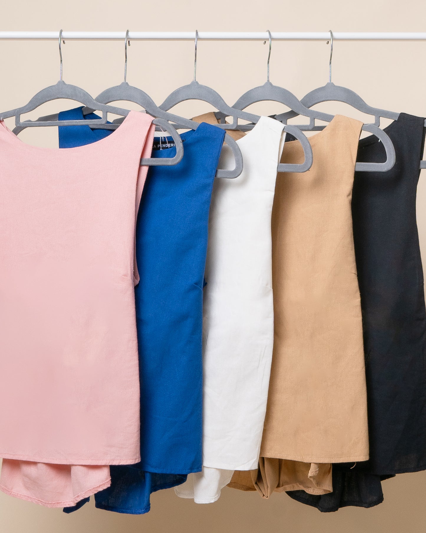 DEEMA Ribbon Back Linen Top