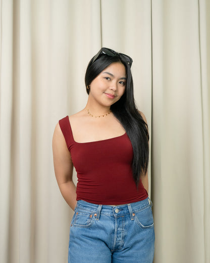 VALERIA Square Neck Top