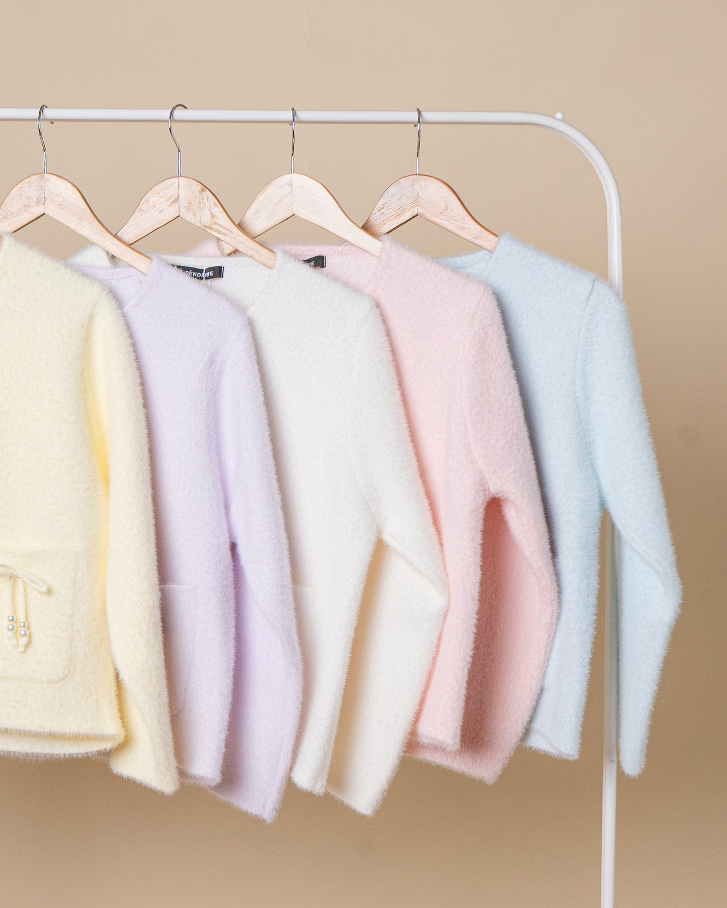 OPULE Faux Mink Cardigan