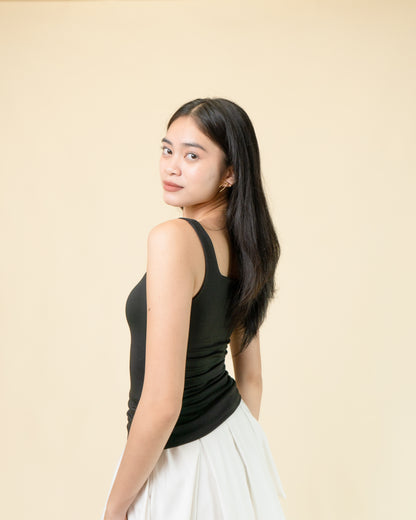 Laine Square Neck Basic Top