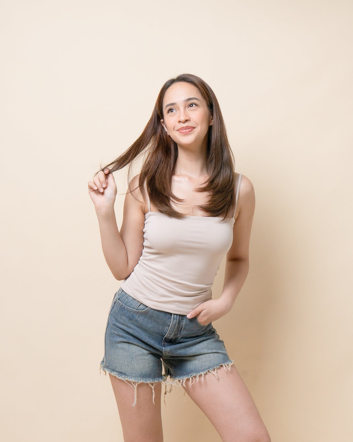 KRISTEN Bandeau Spaghetti Top