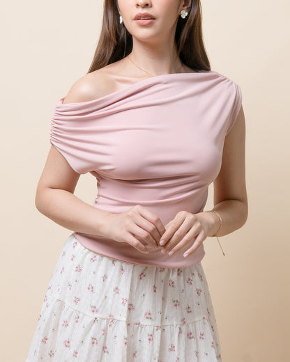 ALITHEA Backless Cowl Top