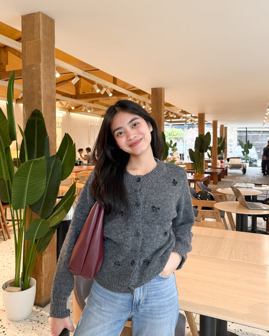 MICAELA Ribbon Cardigan