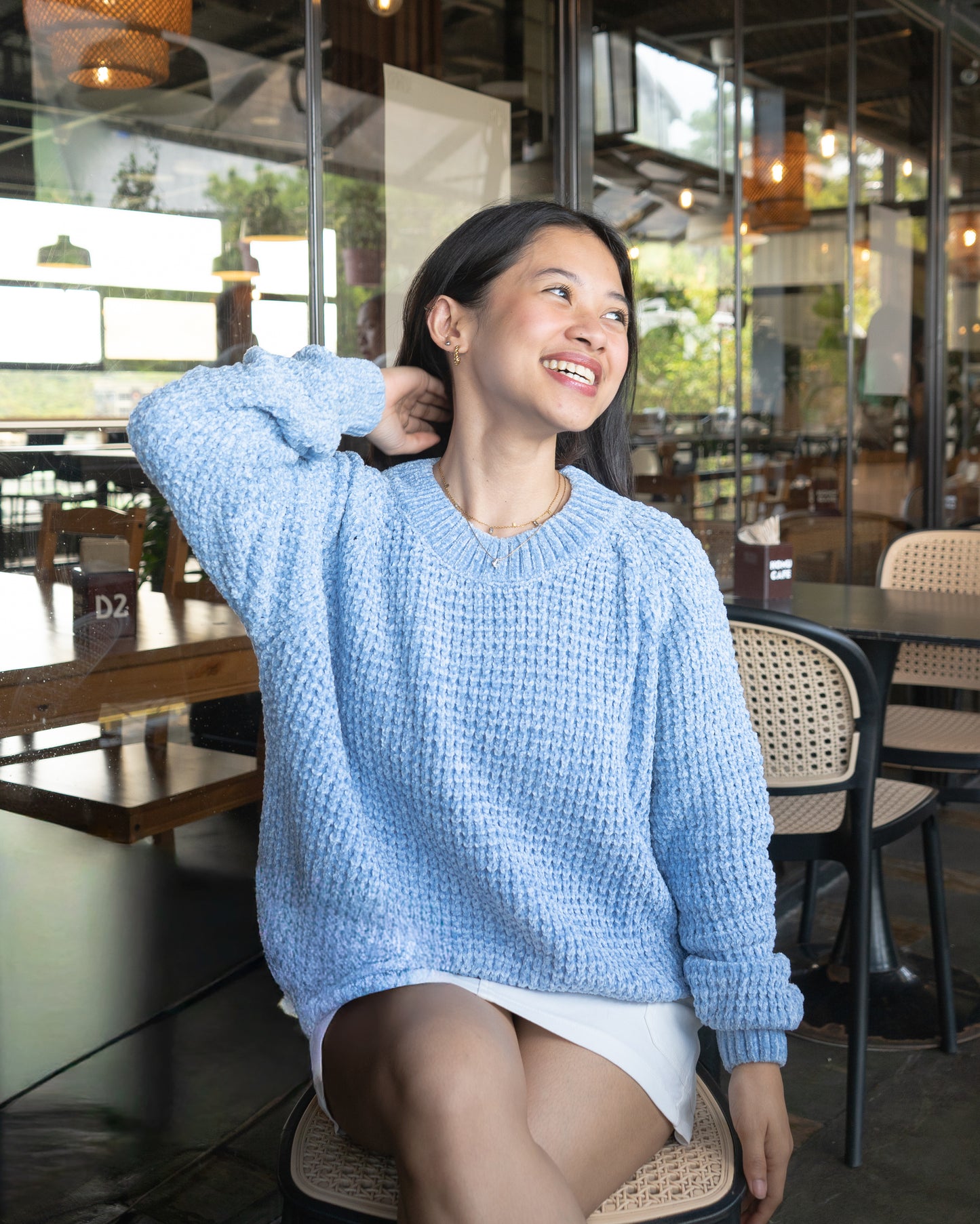 HARU Waffle Knit Pullover