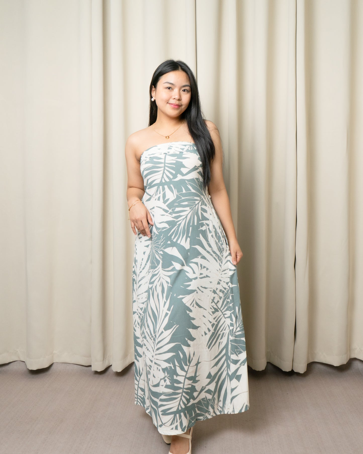 TYLA Strapless Maxi Dress