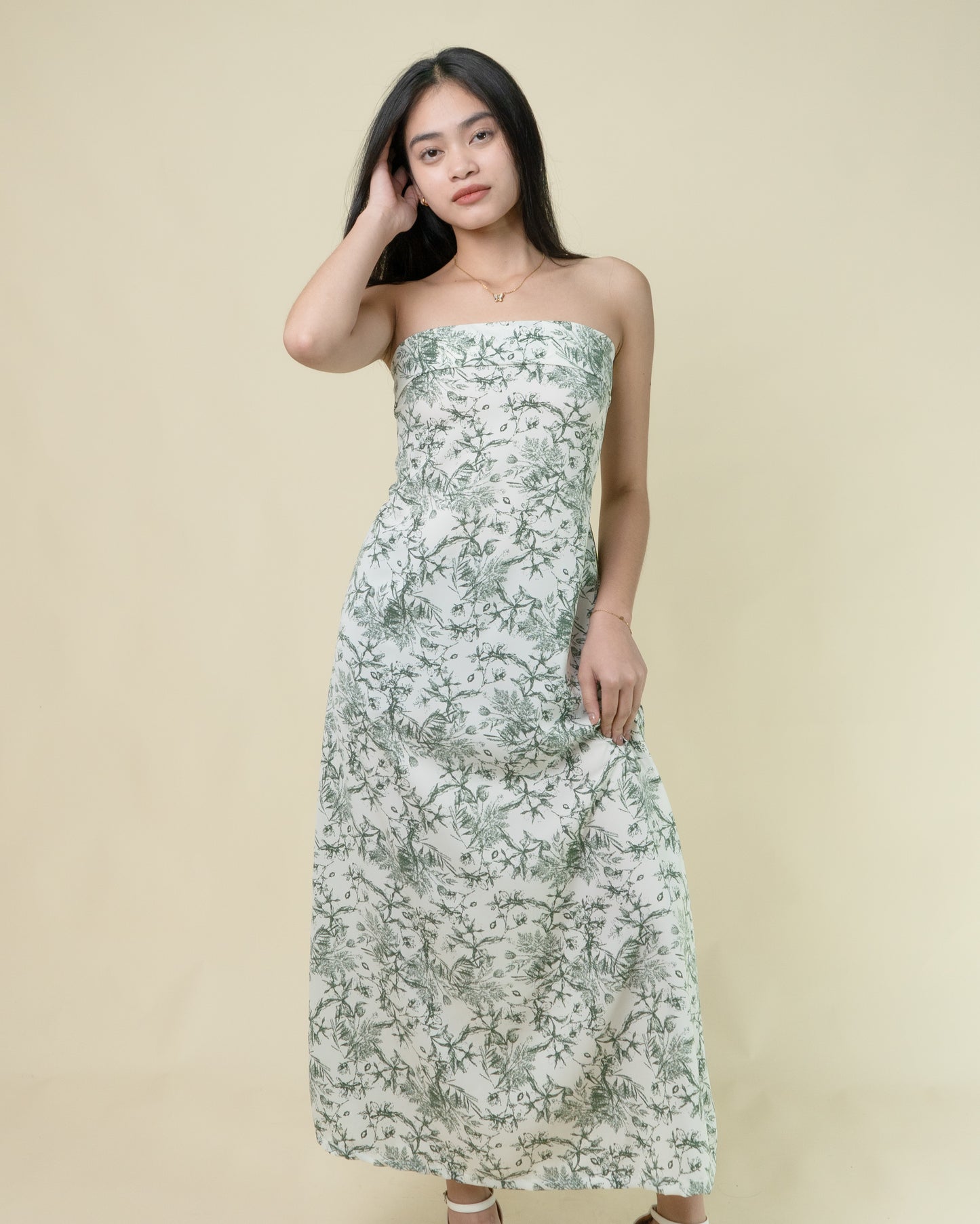 TYLA Strapless Maxi Dress