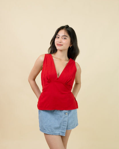 Vixen Linen Top